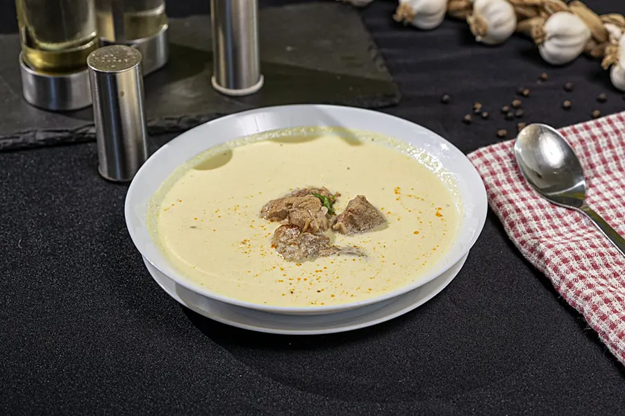 Ciorba de praz Restaurant Autoservire Central Pitesti
